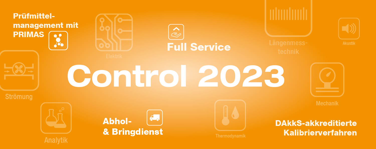 Logo der Messe Control 2023
