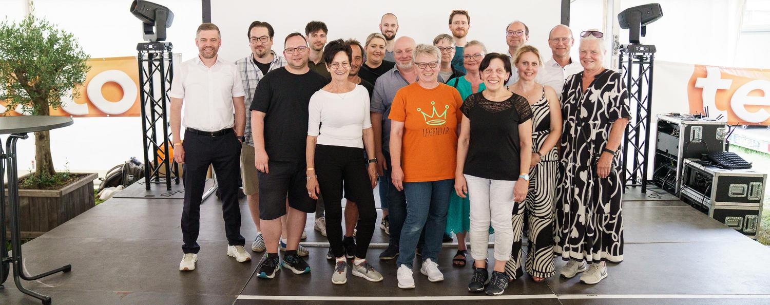 Testo Mitarbeiter Jubiläum Mitarbeitende von Testo Kirchzarten feiern ihr Jubiläum