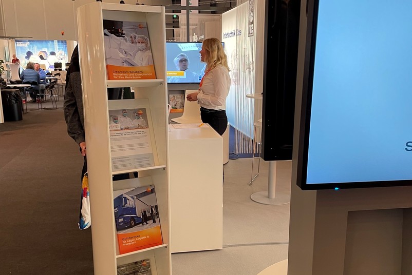 Messestand der Testo Industrial Services GmbH auf der LOUNGES