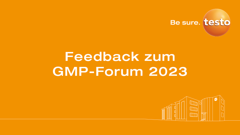 Startfolie zum Feedback GMP-Forum 2023