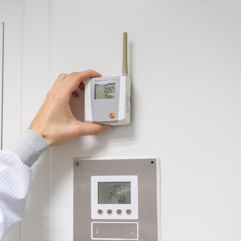 Kalibrierung des Testo Monitoringsystems Saveris H3D