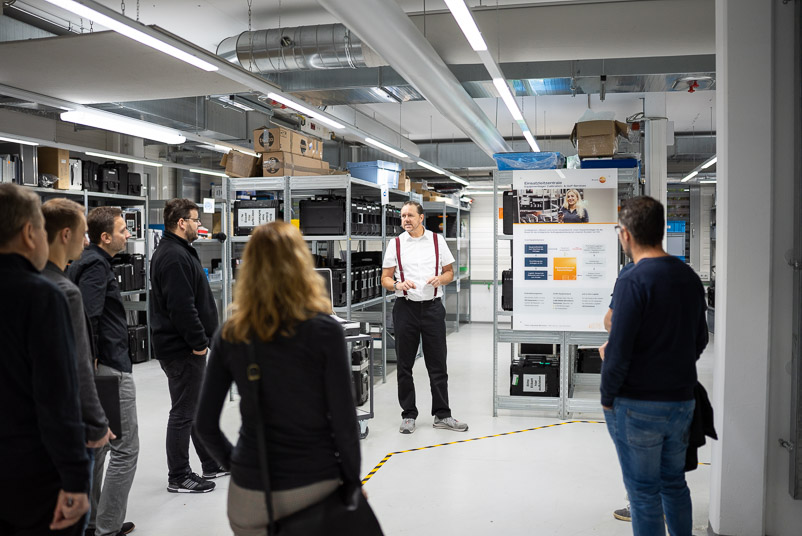 Weitere Führungen durch das Neugebäude der Testo Industrial Services GmbH