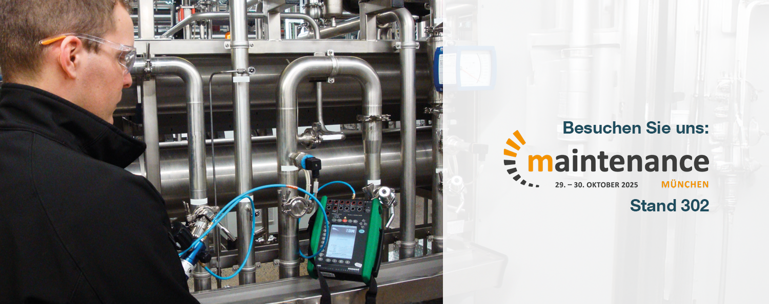 Keyvisual zur Maintenance München mit Logo und Standnummer 302
