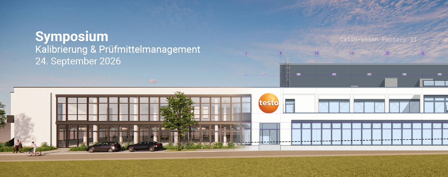 Symposium Kalibrierung und Prüfmittelmanagement Keyvisual zum Symposium Kalibrierung und Prüfmittelmanagement am 24.09.2026 mit der Visualisierung der CF II im Vordergrund