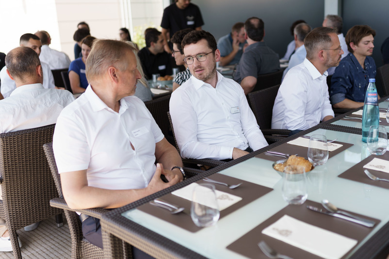 Mittagessen beim Q-Day Medizintechnik Süd