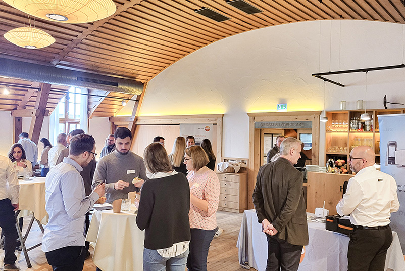 Mittagspause beim Qualitätsforum GMP Südwest