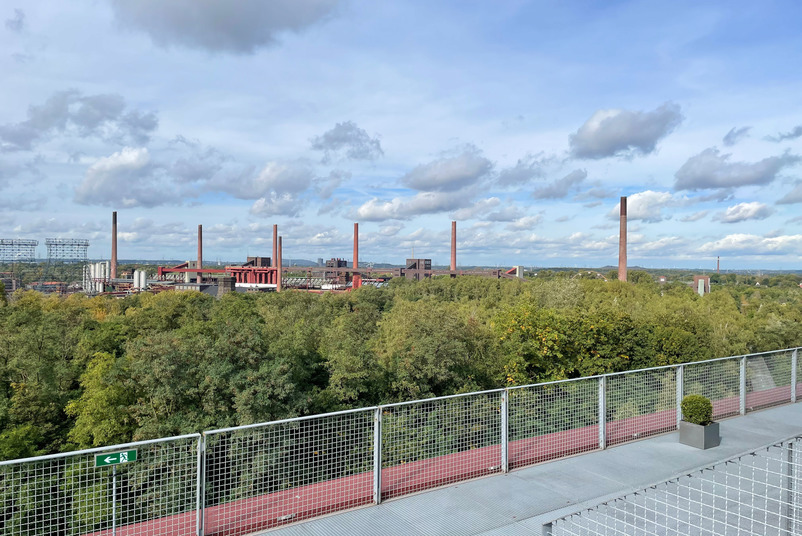 Aussicht auf der Zeche Zollverein in Essen 2024