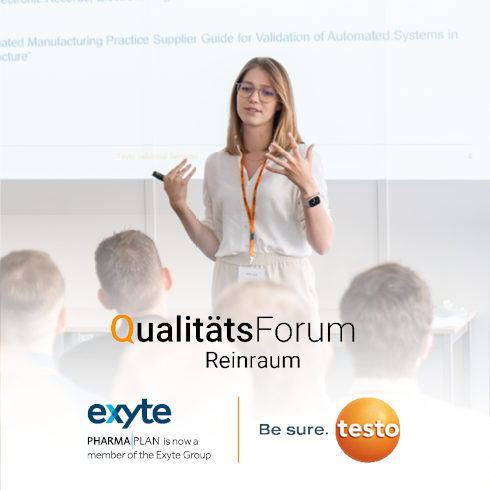 Qualitätsforum Reinraum in Frankfurt 2025 Einladung zu unserem Qualitätsforum Reinraum in Frankfurt mit Möglichkeit zum Austausch und interessanten Fachvorträgen zu Reinraumplanung und Reinraumqualifizierung.