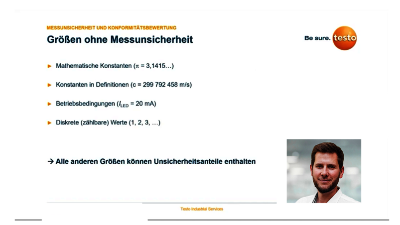 Webinar Grundlagen der Messunsicherheit und Konformitätsbewertung
