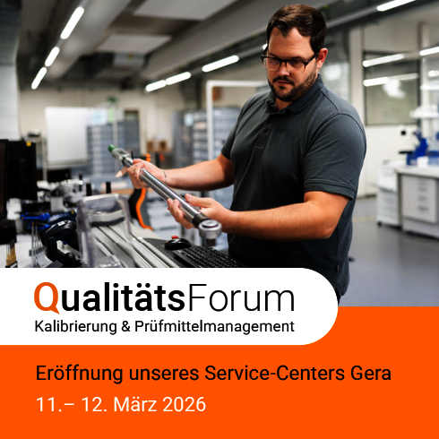 Links auf der Grafik steht der Titel der Veranstaltung. Rechts steht ein Mann mit einem Drehmomentschlüssel.