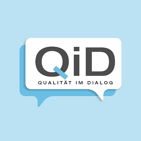Logo Qualität im Dialog Veranstaltungsreihe Qualität im Dialog Logo