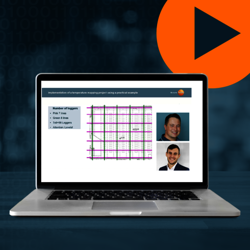 Webinar - Temperature Mapping in Food Logistics Bildausschnitt vom Live-Webinar Webinar Temperature Mapping in Food Logistics