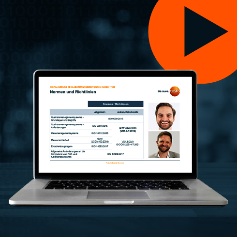 Digitalisierung des Labormanagements nach ISO/IEC 17025 Referenten des Webinars Digitalisierung des Labormanagements nach ISO/IEC 17025