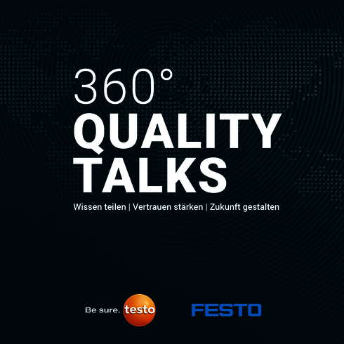 Keyvisual zur Veranstaltung Quality Talks 360°
