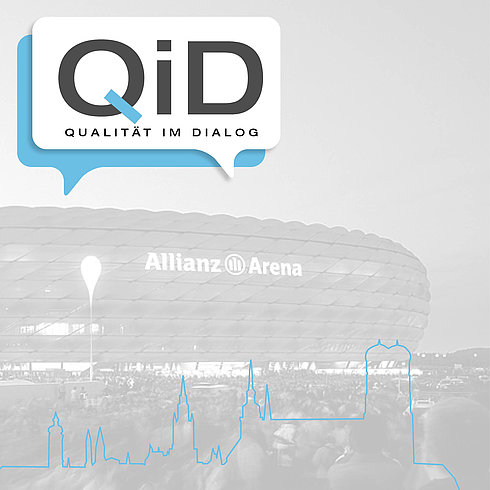 Veranstaltung Qualität im Dialog München 2023 in der Allianz Arena